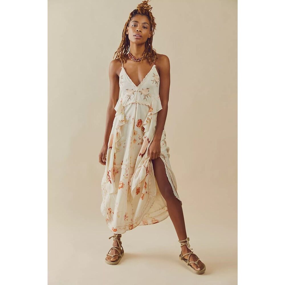 Free People Audrey Embroidered Maxi Dress - Picture 2 of 11